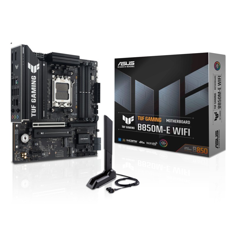 ASUS TUF GAMING B850M-E WIFI AMD B850 Emplacement AM5 micro | JDB-Info