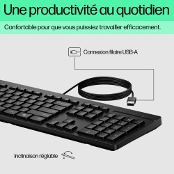 HP Clavier filaire 125 | JDB-Info