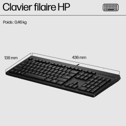 HP Clavier filaire 125 | JDB-Info