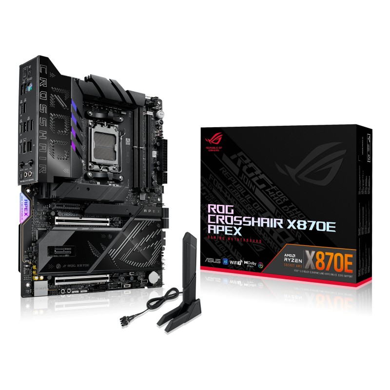 ASUS ROG CROSSHAIR X870E APEX AMD X870E Emplacement AM5 ATX | JDB-Info