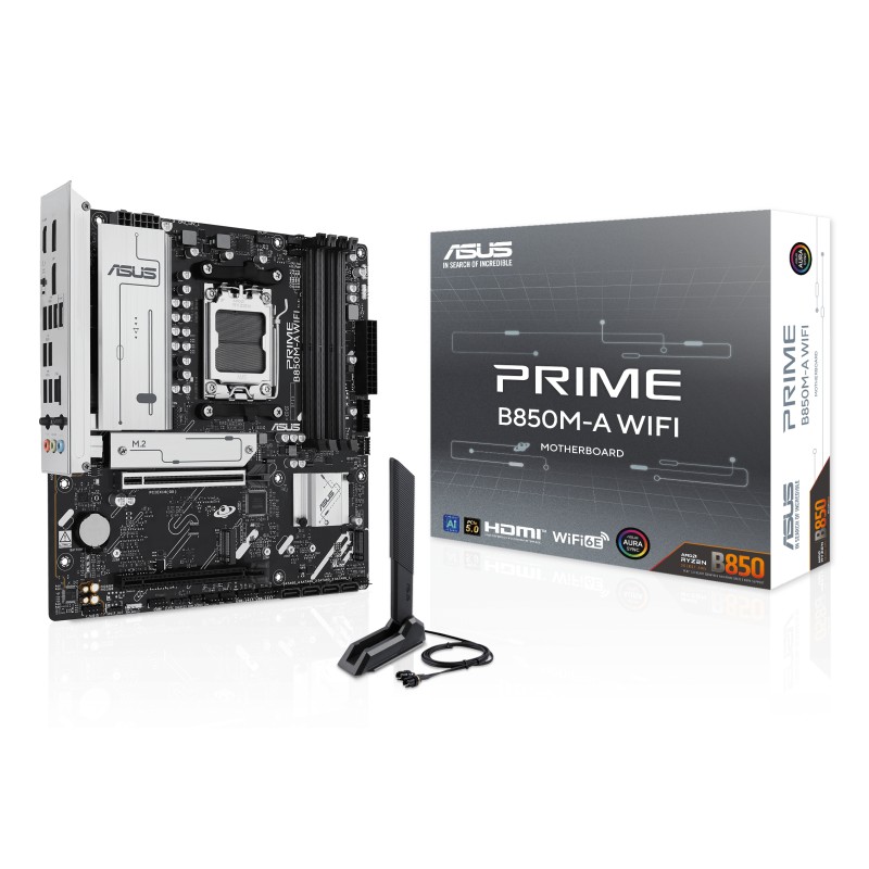 ASUS PRIME B850M-A WIFI AMD B850 Emplacement AM5 micro ATX | JDB-Info