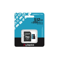 Kingston Technology Carte microSDXC Canvas Go Plus Gen4 200 | JDB-Info