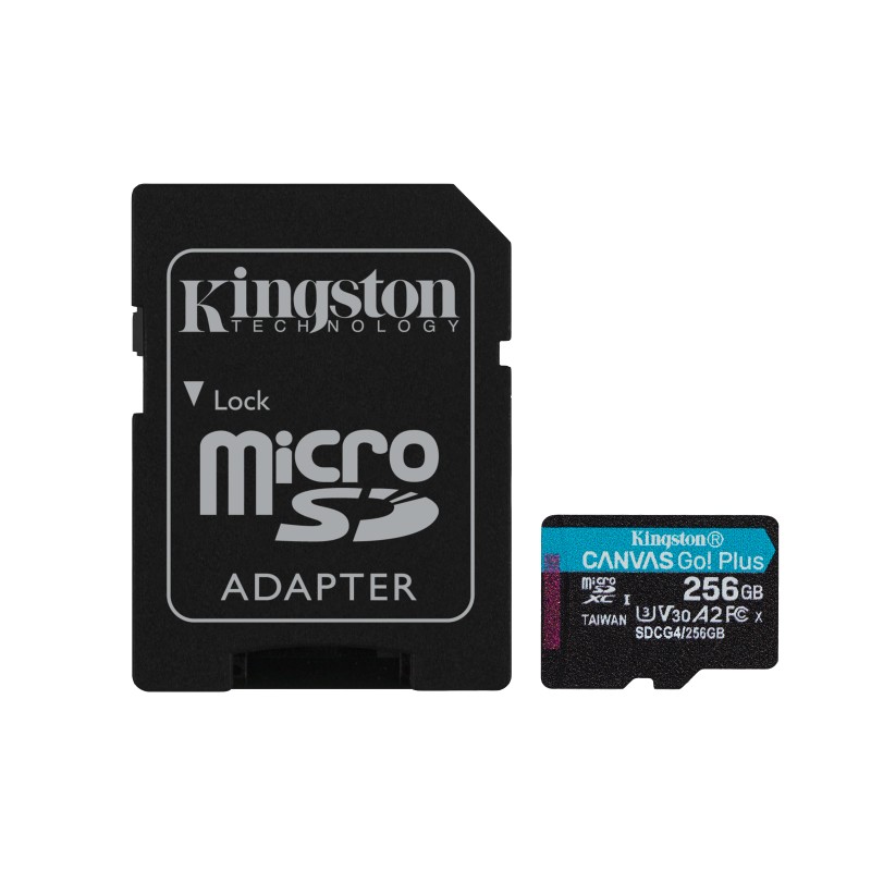 Kingston Technology Carte microSDXC Canvas Go Plus Gen4 200 | JDB-Info