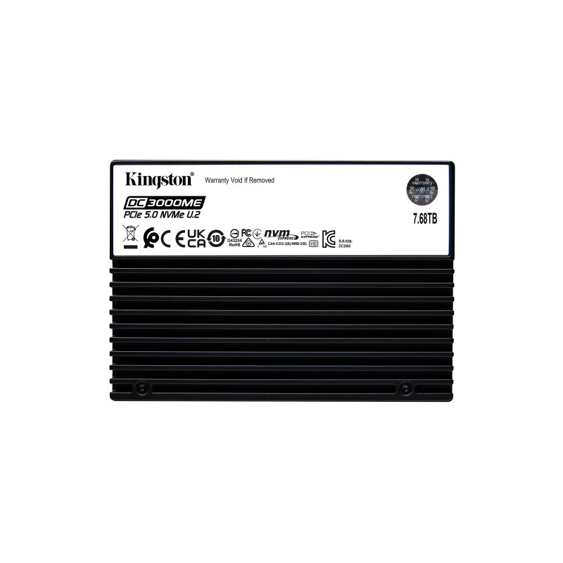 Kingston Technology 7,68TB DC3000ME U.2 PCIe 5.0 NVMe TCG O | JDB-Info