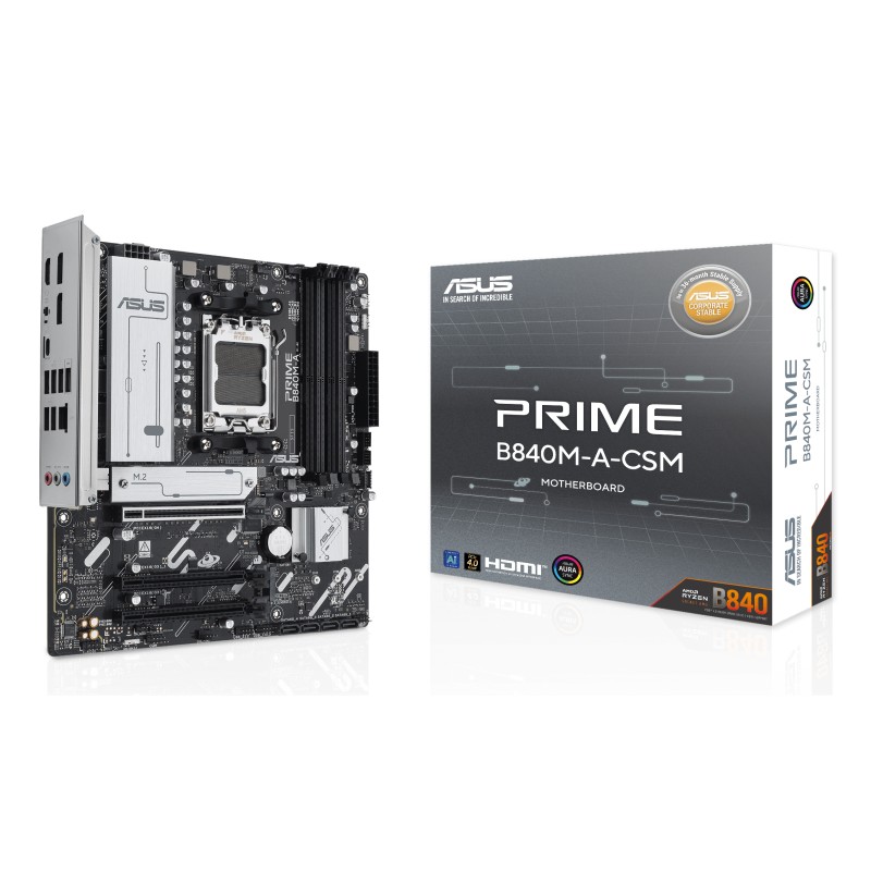 ASUS PRIME B840M-A-CSM AMD B840 Emplacement AM5 micro ATX | JDB-Info