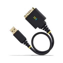 StarTech.com Câble Adaptateur USB vers Série de 30cm, Réten | JDB-Info