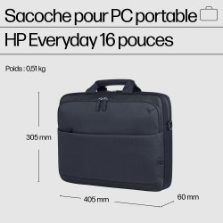 HP Sacoche pour PC portable Everyday 16 pouces | JDB-Info