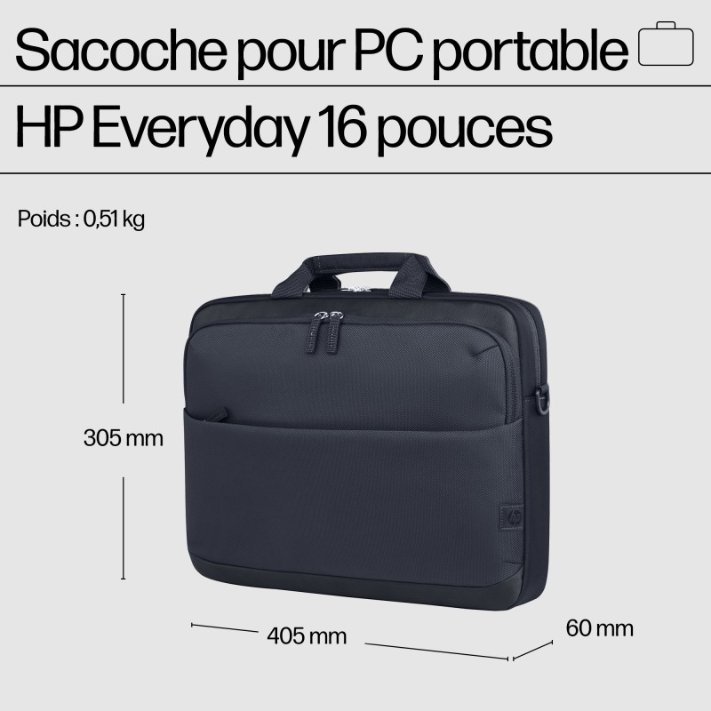 HP Sacoche pour PC portable Everyday 16 pouces | JDB-Info