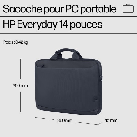 HP Sacoche pour PC portable Everyday 14 pouces | JDB-Info