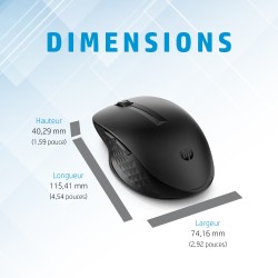 HP Souris sans fil multi-périphériques 435 | JDB-Info