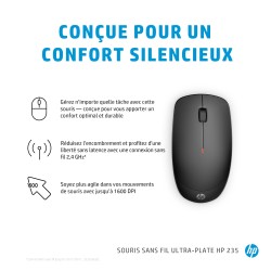 HP Souris sans fil ultra-plate 235 | JDB-Info