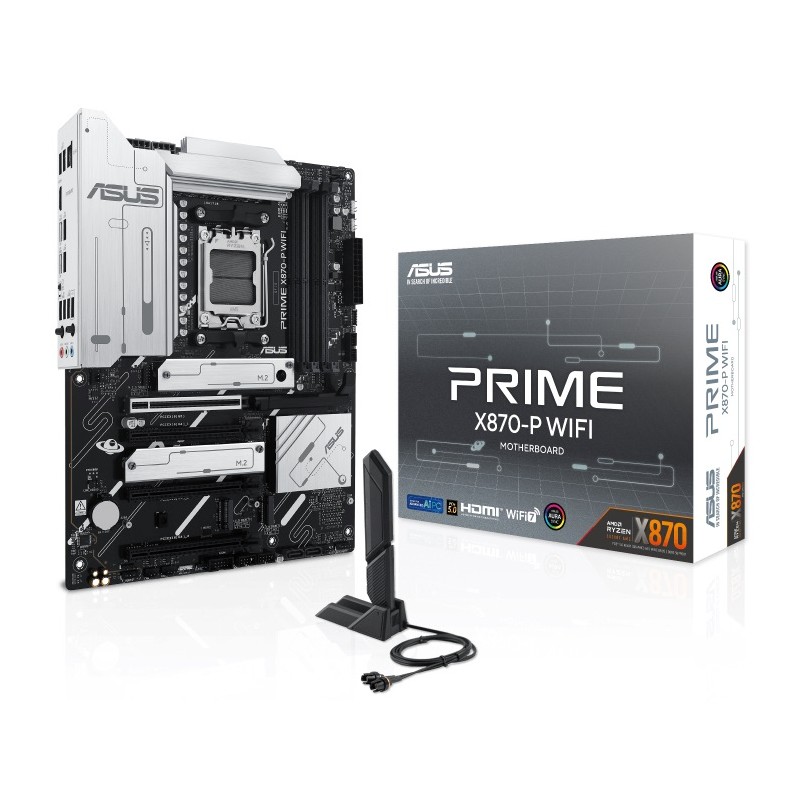 ASUS Prime X870-P WIFI AMD X870 Emplacement AM5 ATX | JDB-Info