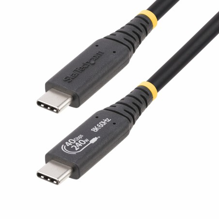 StarTech.com Câble USB4 de 1m 40Gbps, 240W (5A) Power Deliv | JDB-Info