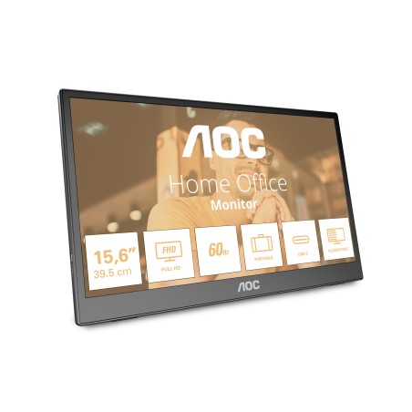 AOC 16T3EA téléviseur et moniteur portables Noir 39,6 cm (1 | JDB-Info