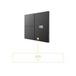 AOC 16T3EA téléviseur et moniteur portables Noir 39,6 cm (1 | JDB-Info
