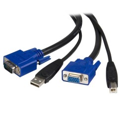StarTech.com Câble pour switch KVM USB VGA de 3 m (SVUSB2N1 | JDB-Info