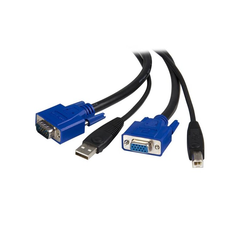 StarTech.com Câble pour switch KVM USB VGA de 3 m (SVUSB2N1 | JDB-Info