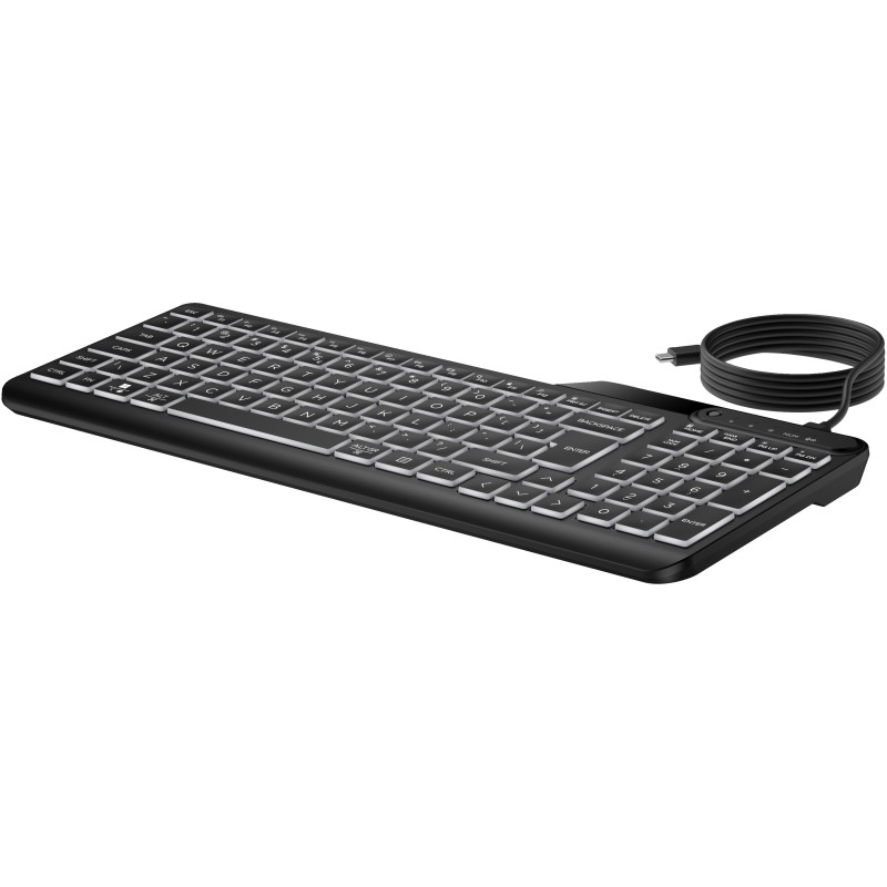 HP Clavier filaire rétroéclairé multi-appareil 405 | JDB-Info