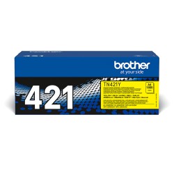 Brother TN-421Y - Cartouche de toner originale – Jaune | JDB-Info