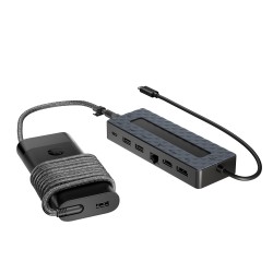 HP Ensemble combiné concentrateur USB-C et chargeur pour PC | JDB-Info