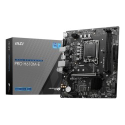 MSI PRO H610M-E carte mère Intel H610 LGA 1700 micro ATX | JDB-Info