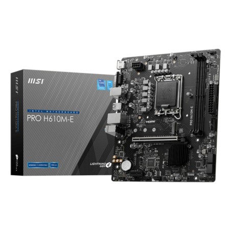 MSI PRO H610M-E carte mère Intel H610 LGA 1700 micro ATX | JDB-Info