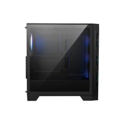 MSI MAG Forge 320R AIRFLOW Micro Tower Noir, Transparent | JDB-Info