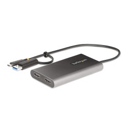 StarTech.com Adaptateur USB-C vers Double HDMI - USB-C ou A | JDB-Info