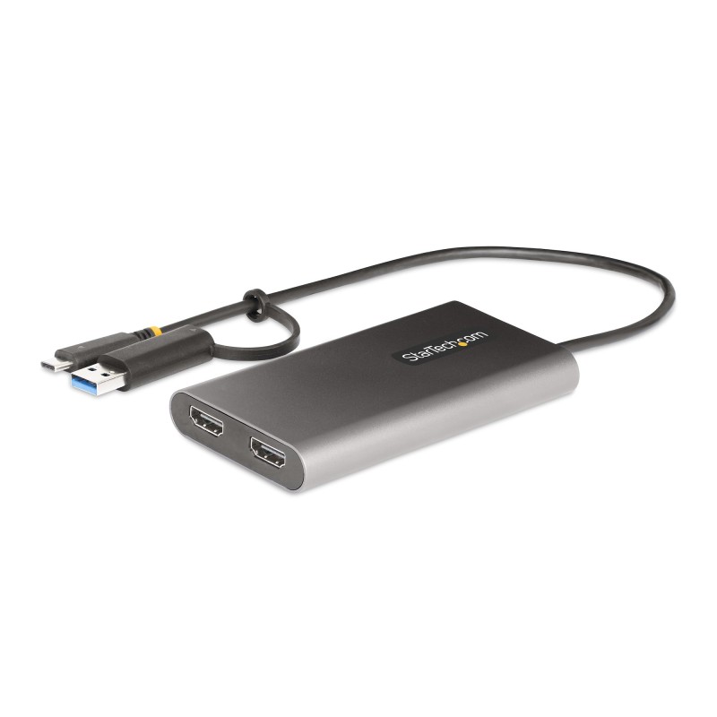 StarTech.com Adaptateur USB-C vers Double HDMI - USB-C ou A | JDB-Info
