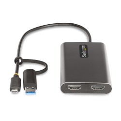 StarTech.com Adaptateur USB-C vers Double HDMI - USB-C ou A | JDB-Info