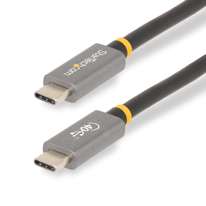 StarTech.com Câble USB4 de 1m 40Gbps, 100W (5A) PD, 8K 120H | JDB-Info