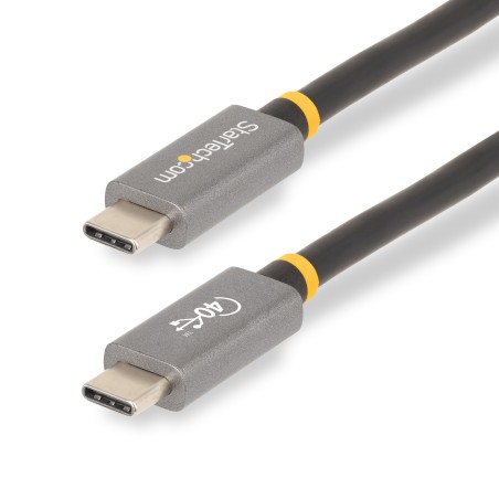 StarTech.com Câble USB4 de 1m 40Gbps, 100W (5A) PD, 8K 120H | JDB-Info