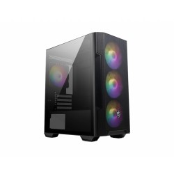MSI MAG Forge M100R Micro Tower Noir, Transparent | JDB-Info
