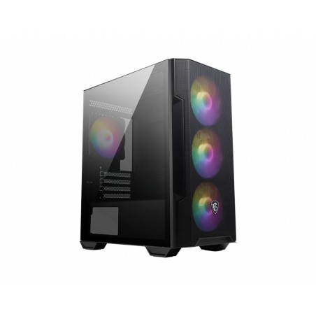 MSI MAG Forge M100R Micro Tower Noir, Transparent | JDB-Info