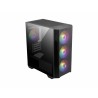 MSI MAG Forge M100R Micro Tower Noir, Transparent | JDB-Info