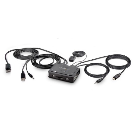 StarTech.com Switch KVM à Câble Hybride USB-C DisplayPort à | JDB-Info