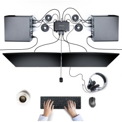 StarTech.com Switch KVM à Câble Hybride USB-C DisplayPort à | JDB-Info