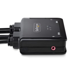 StarTech.com Switch KVM à Câble Hybride USB-C DisplayPort à | JDB-Info