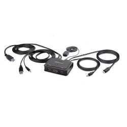 StarTech.com Switch KVM Hybride USB-C à 2 Ports, 4K60Hz - C | JDB-Info