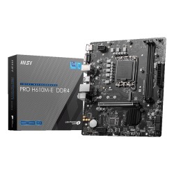 MSI PRO H610M-E DDR4 carte mère Intel H610 LGA 1700 micro A | JDB-Info