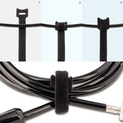 StarTech.com Attaches de Câbles Auto-Agrippantes de 15cm - | JDB-Info