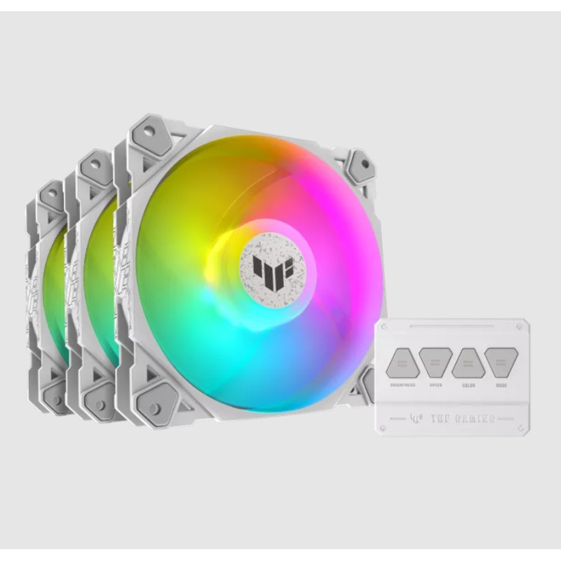 ASUS TUF GAMING TF120 ARGB WHITE EDITION 3IN1 Boitier PC Re | JDB-Info
