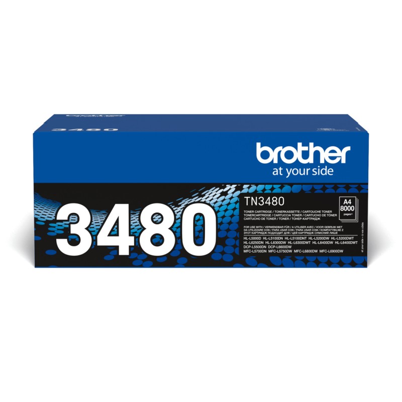 Brother Cartouche de toner TN-3480 originale – Noir | JDB-Info