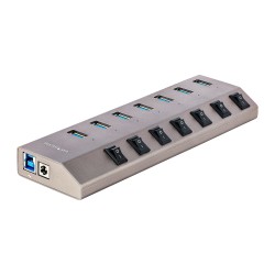 StarTech.com Hub USB-C Auto-Alimenté à 7 Ports avec Interru | JDB-Info