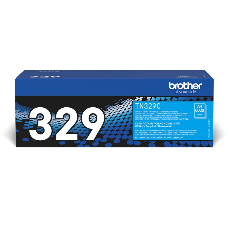 Brother TN-329C - Cartouche de toner originale – Cyan | JDB-Info