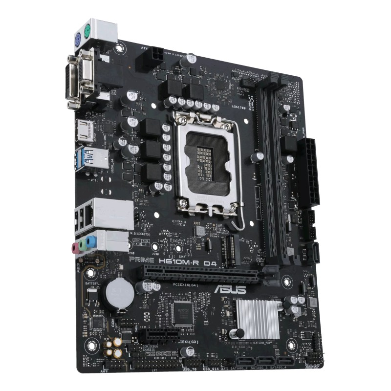 ASUS PRIME H610M-R D4 Intel H610 LGA 1700 micro ATX | JDB-Info