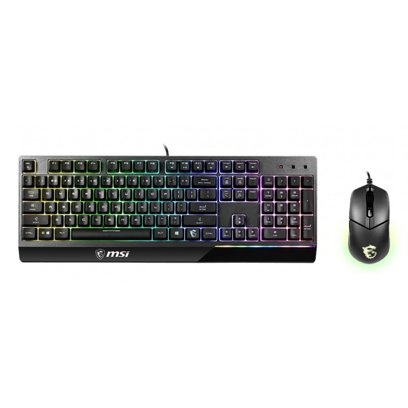 MSI VIGOR GK30 clavier Souris incluse Gaming USB QWERTY Ang | JDB-Info
