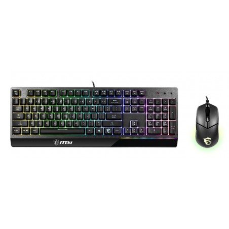 MSI VIGOR GK30 clavier Souris incluse Gaming USB QWERTY Ang | JDB-Info