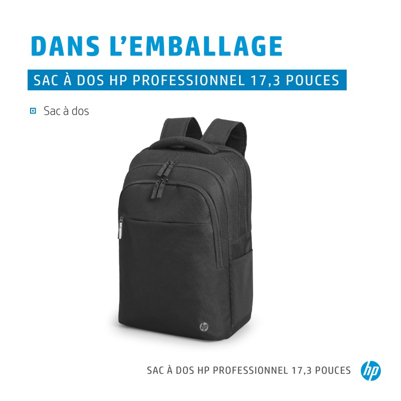 HP Sac à dos Professional 17,3 pouces | JDB-Info