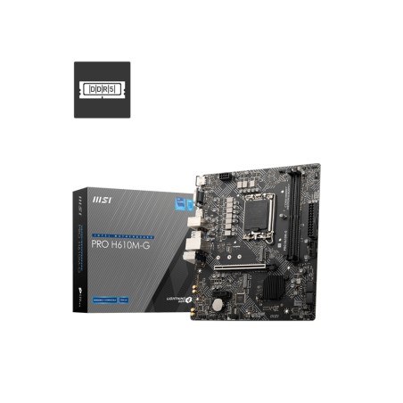 MSI PRO H610M-G carte mère Intel H610 LGA 1700 micro ATX | JDB-Info